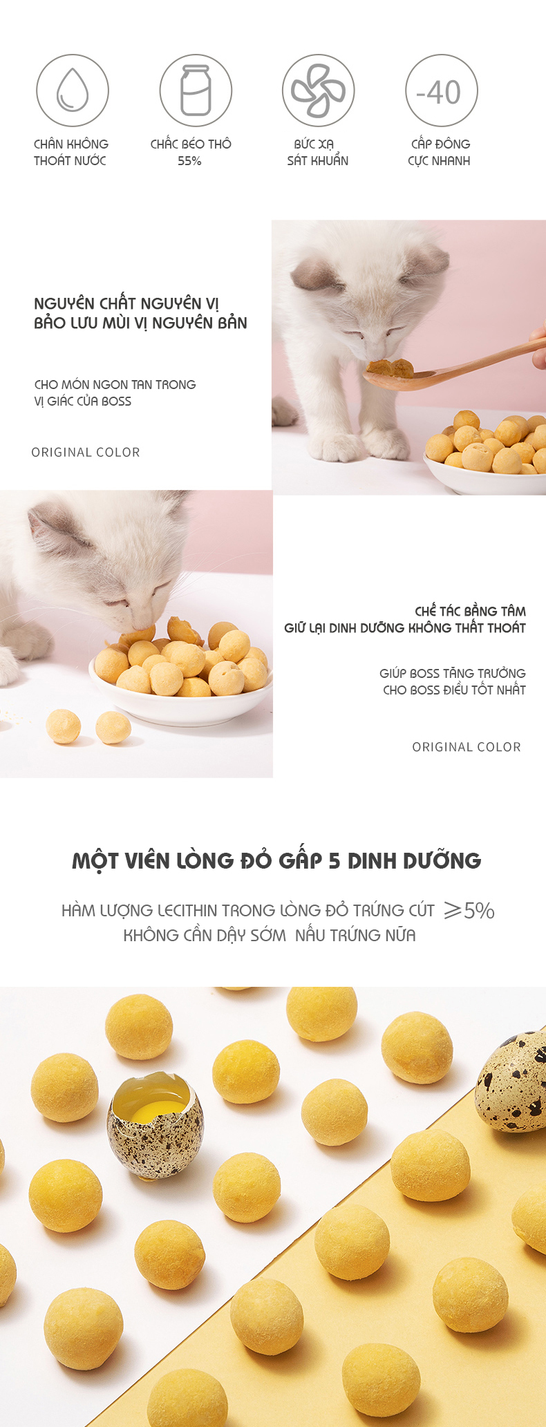 Thức ăn cho chó và mèo trứng cút|Thức ăn vặt cho chó|Thức ăn cho mèo|Thức