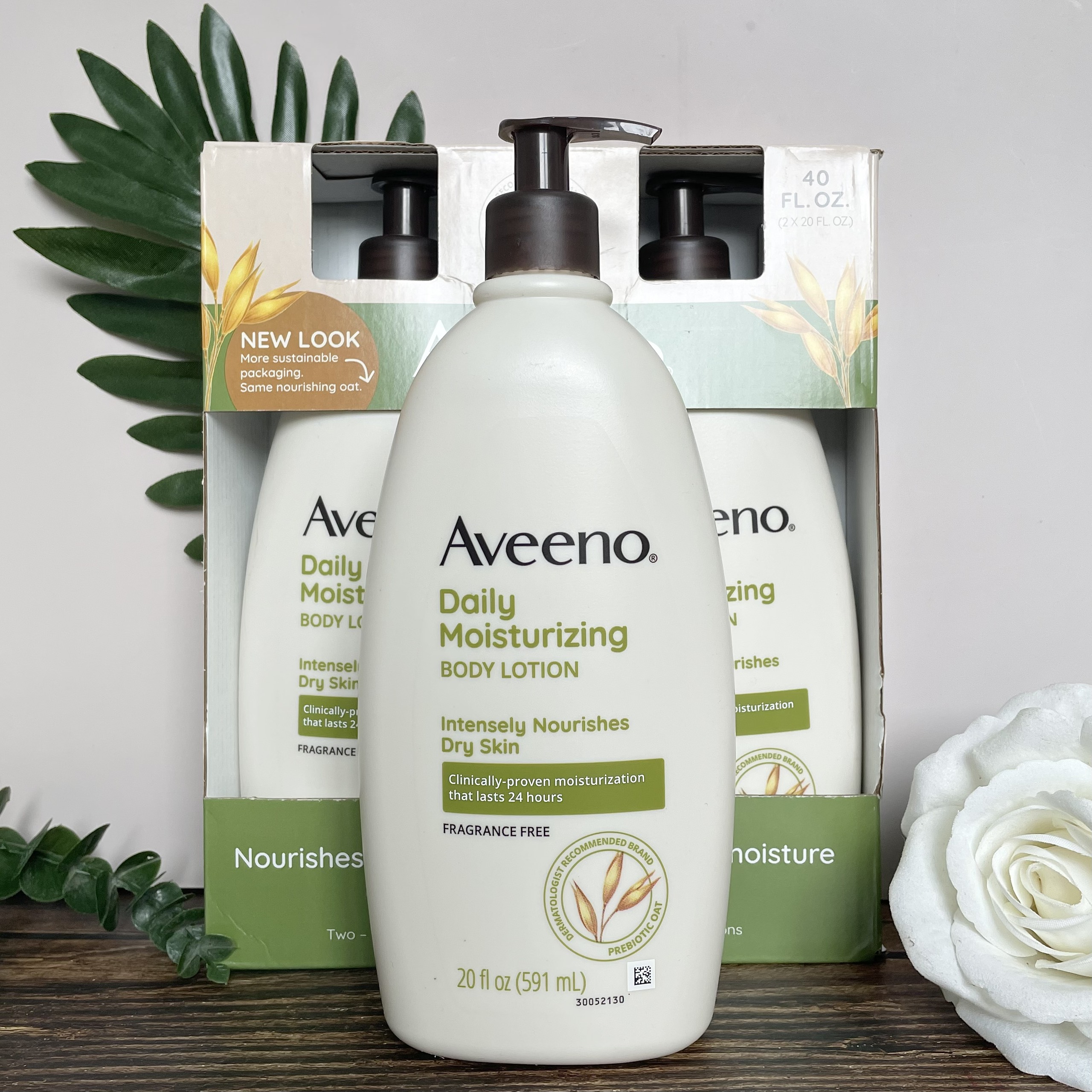 Sữa dưỡng thể Aveeno Daily Moisturizing Lotion 591ml hàng nhập Mỹ bảo vệ và cung cấp độ ẩm cho da Milk can Aveeno Daily Moisturizing Lotion 591ml