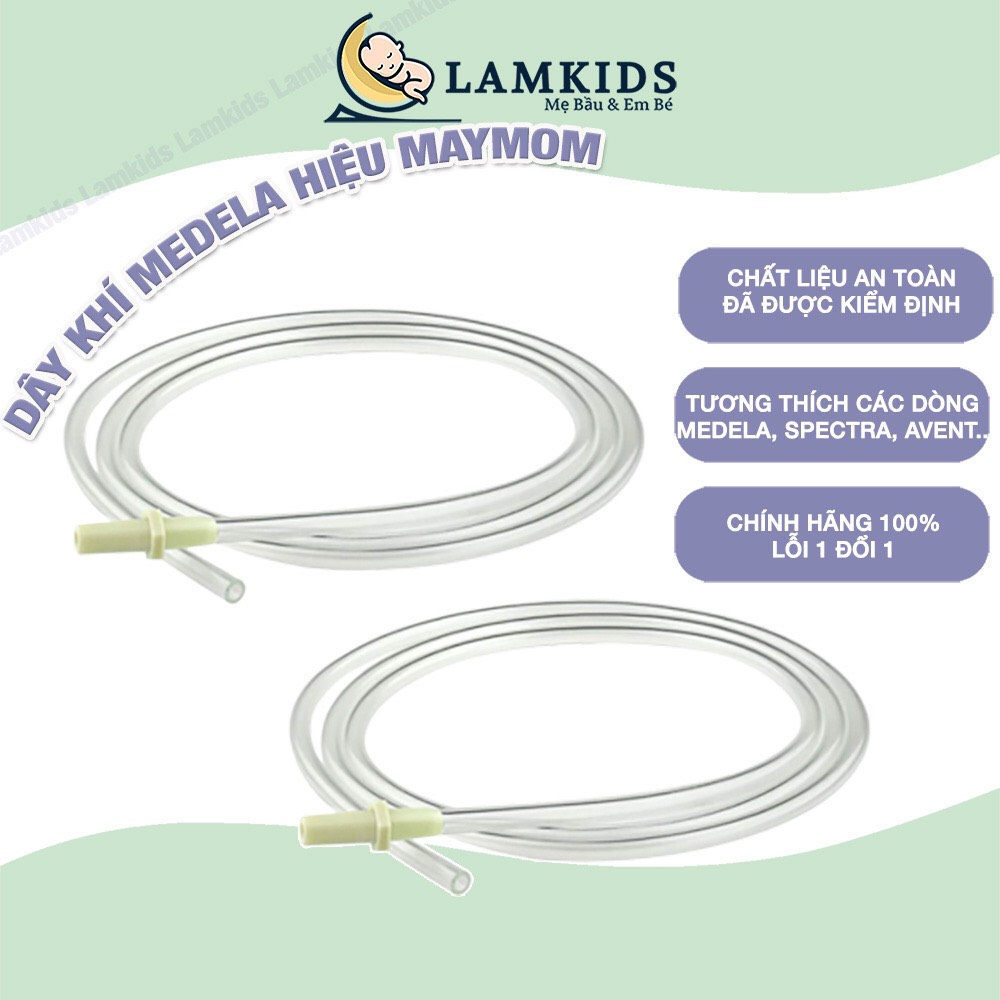Dây Khí Maymom Lamkids Dùng Cho Máy Hút Sữa Medela Pump, Spectra, Avent, Rozabi, Unimom Sản Xuất Chính Hãng