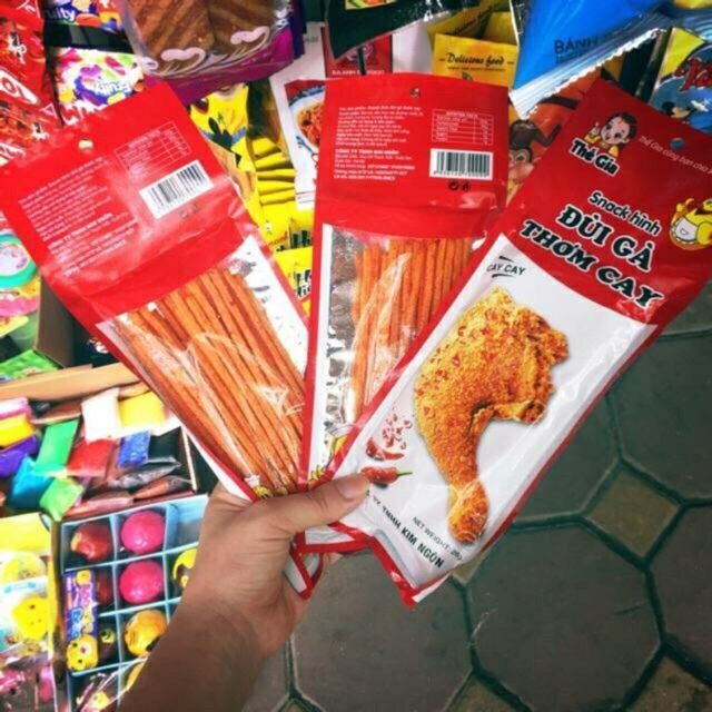 combo 10 gói tăm cay đùi gà