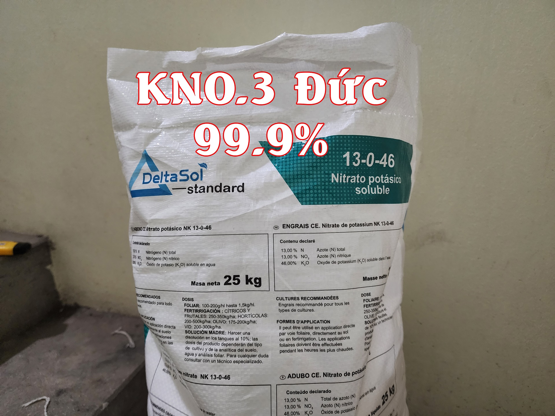 Kno3 - phân bón kali tinh khiết