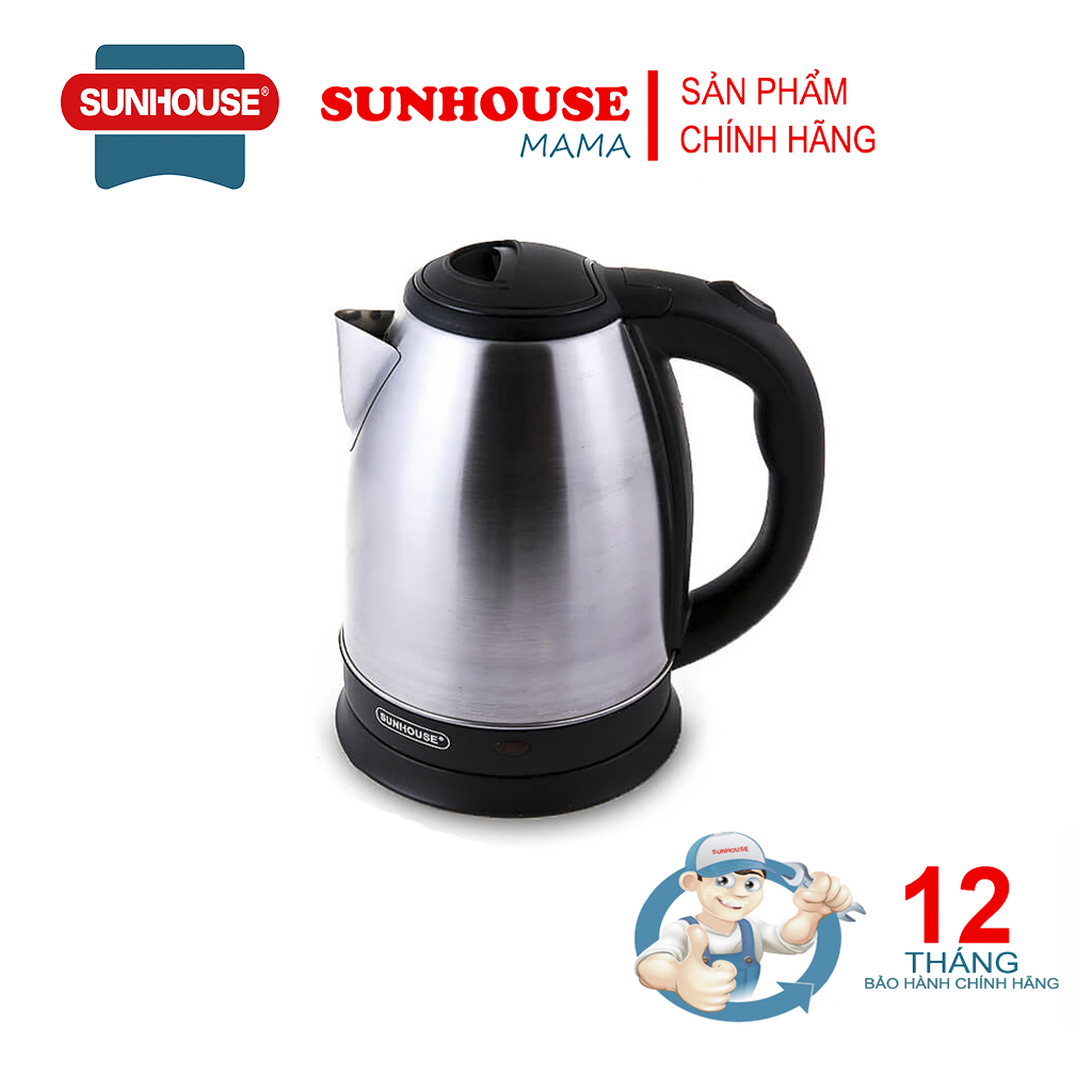 Ấm siêu tốc inox 1.8L SUNHOUSE SHD1182 - Chính hãng