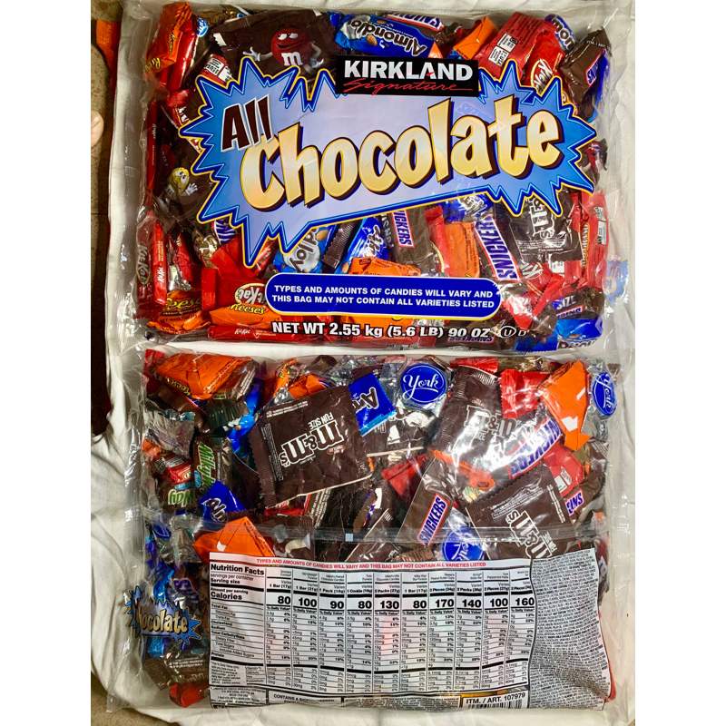 Date 3 / 24 - chocolate hỗn hợp 150 viên kirkland 2.55kg mỹ