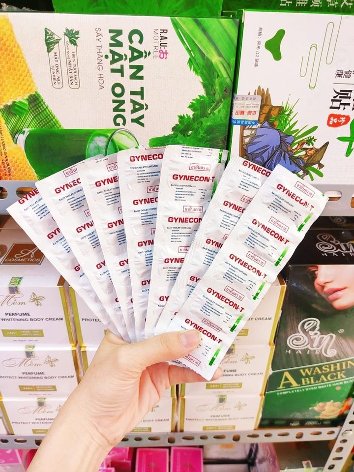 PHỤ KHOA TRÀ XANH GYNECON THÁI LAN VỈ 5 VIÊN [ CAM KẾT CHÍNH HÃNG [ COMBO 4 VỈ  ]