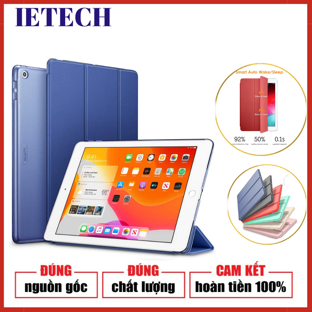 Bao da silicone dẻo cao cấp ietech cho ipad 10.2 inch - tương thích ipad có mã model a2200, a2198, a2197, a2270, 2428, 2429, 2430 - hàng chính hãng