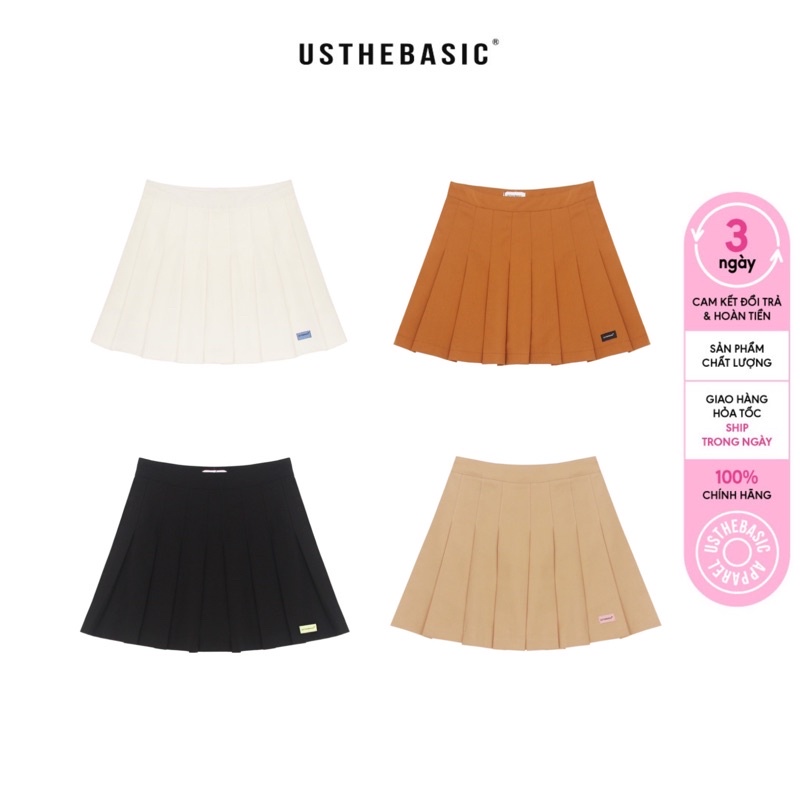 Usthebasic - Chân váy tennis nữ Pleated Tennis Skirt