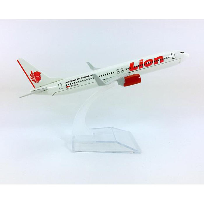 Mô hình máy bay tĩnh b737-900 lion air 16cm