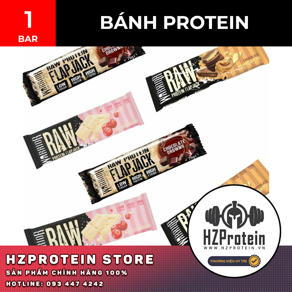 Warrior Protein RAW - Thỏa sức dinh dưỡng, công thức giàu chất xơ, ít chất béo, hỗ trợ năng lượng trước và sau tập luyện