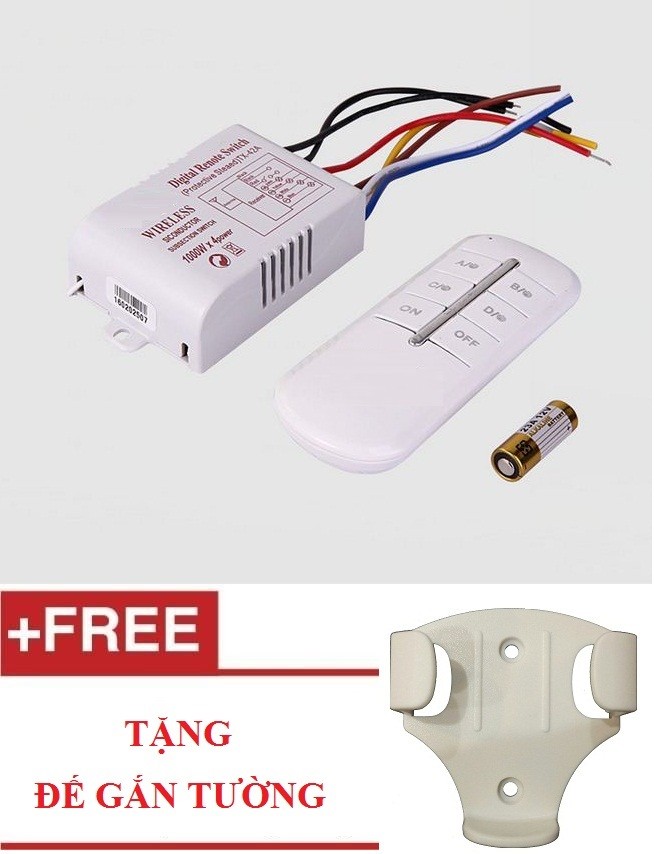 Bộ Công tắc điều khiển từ xa 4 kênh TUOXIN - TUOXIN-4KENH