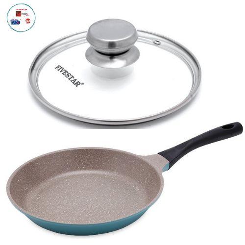 Chảo chống dính 20/26/28cm ilo kitchen hàn quốc đáy từ tặng 1 nắp kính