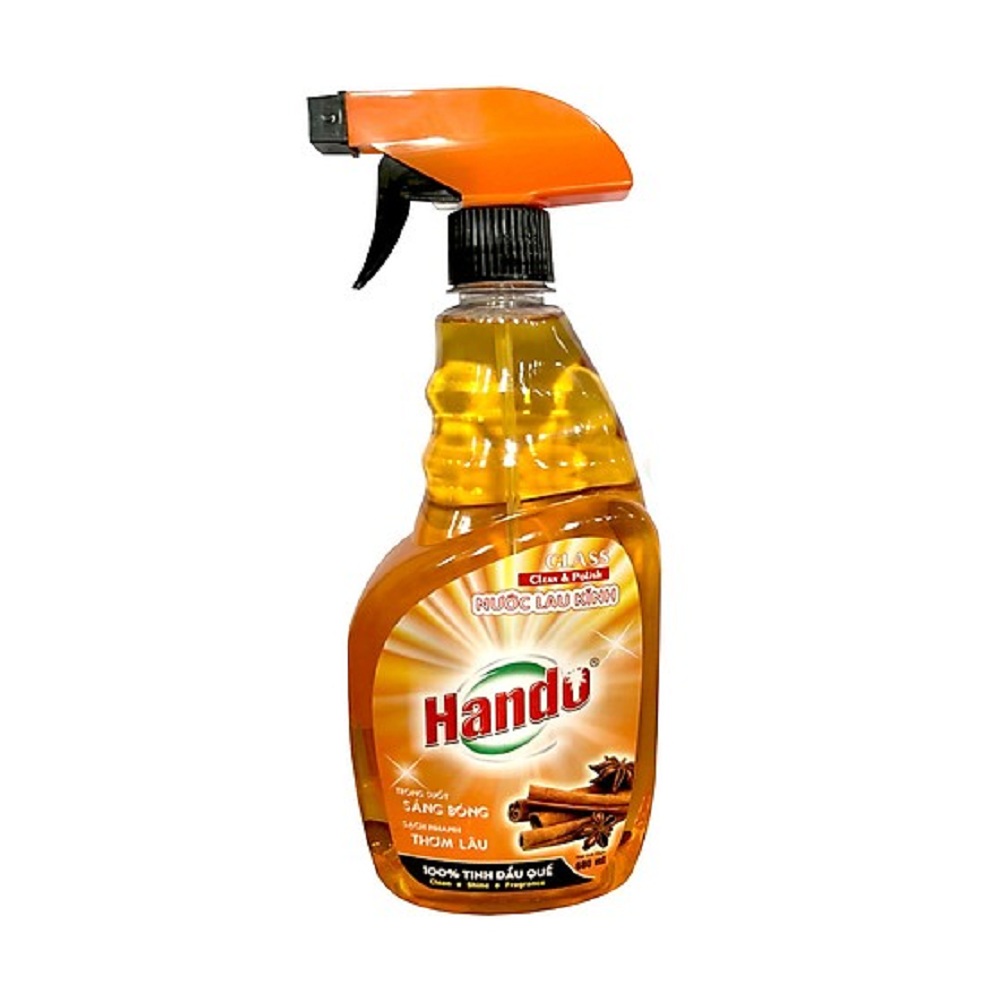 Nước lau kính siêu sạch an toàn Hando 680ml Hương Quế BHO26