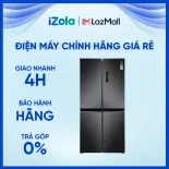 Tủ lạnh Samsung Inverter 488 lít RF48A4000B4/SV - Bảng điều khiển bên ngoài - Chuông báo khi quên đóng cửa - Ngăn rau quả giữ ẩm - Chế độ kỳ nghỉ tiết kiệm điện