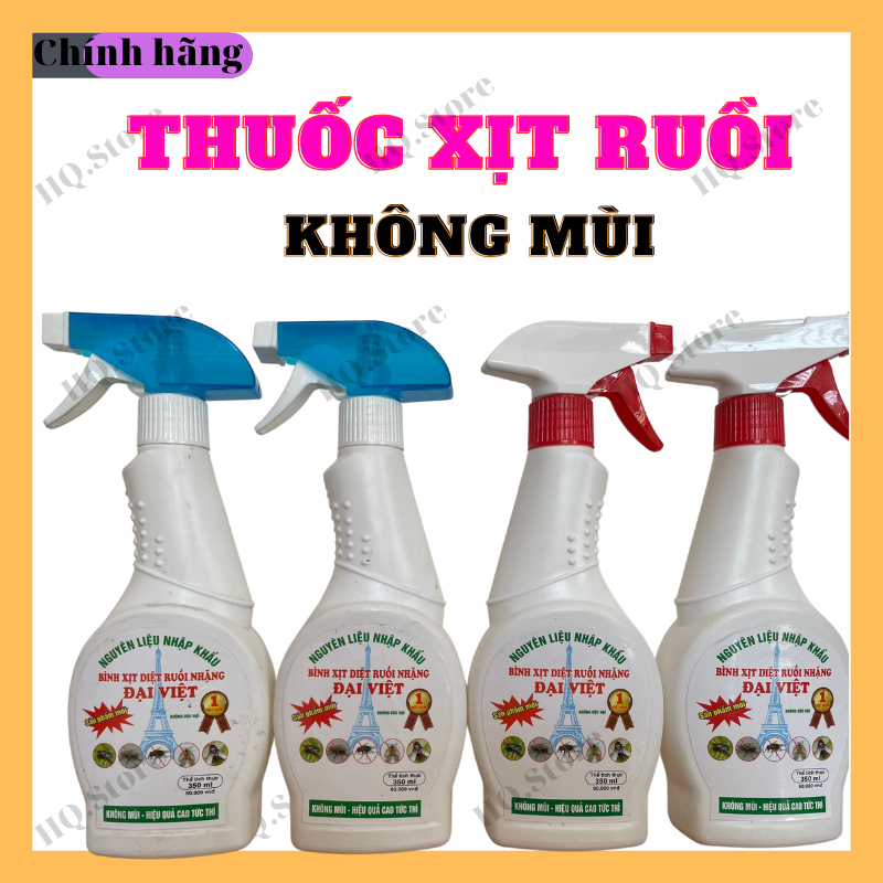 Chai xịt ruồi nhặng - thuốc xịt diệt ruồi đại việt 350ml không mùi không độc hại hiệu quả cao