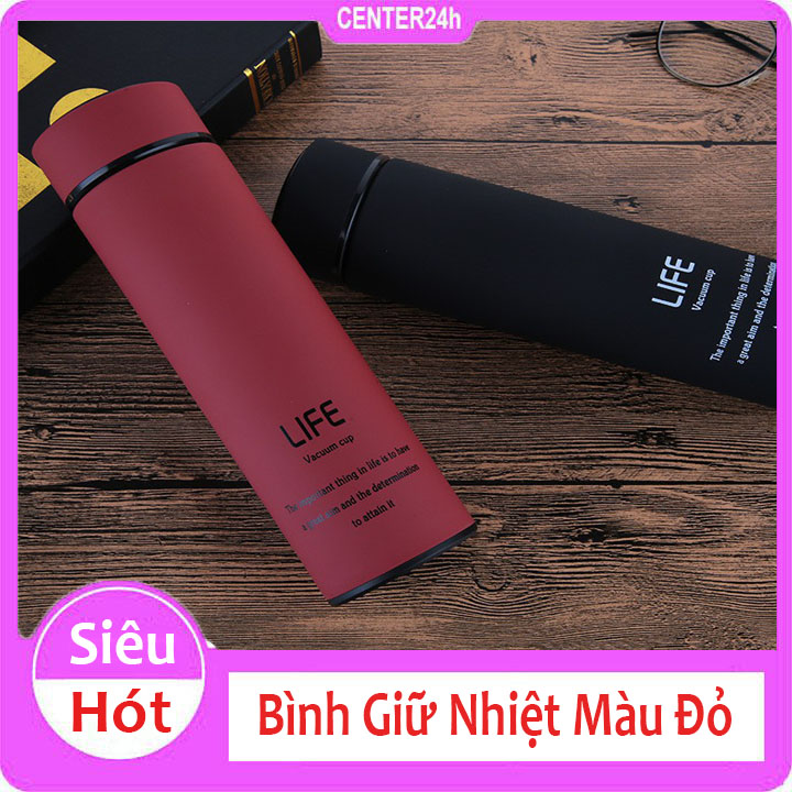 Bình giữ nhiệt inox life siêu bền cao cấp sang trọng an toàn - bình giữ nhiệt siêu cute - center24h