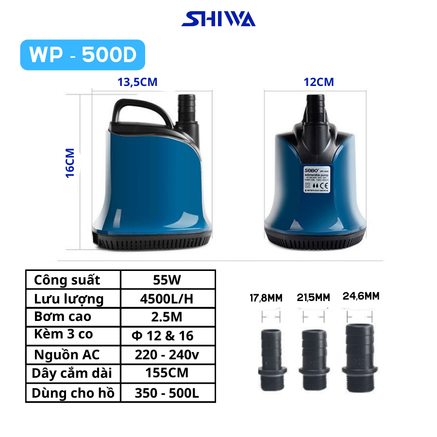 Sobo aquarium pump full size 7w/25W/35W/55W/80W/110W aquarium water pump-aquarium water pump, rock pump multi-functional water filter pump-Shiwa aquarium - 9