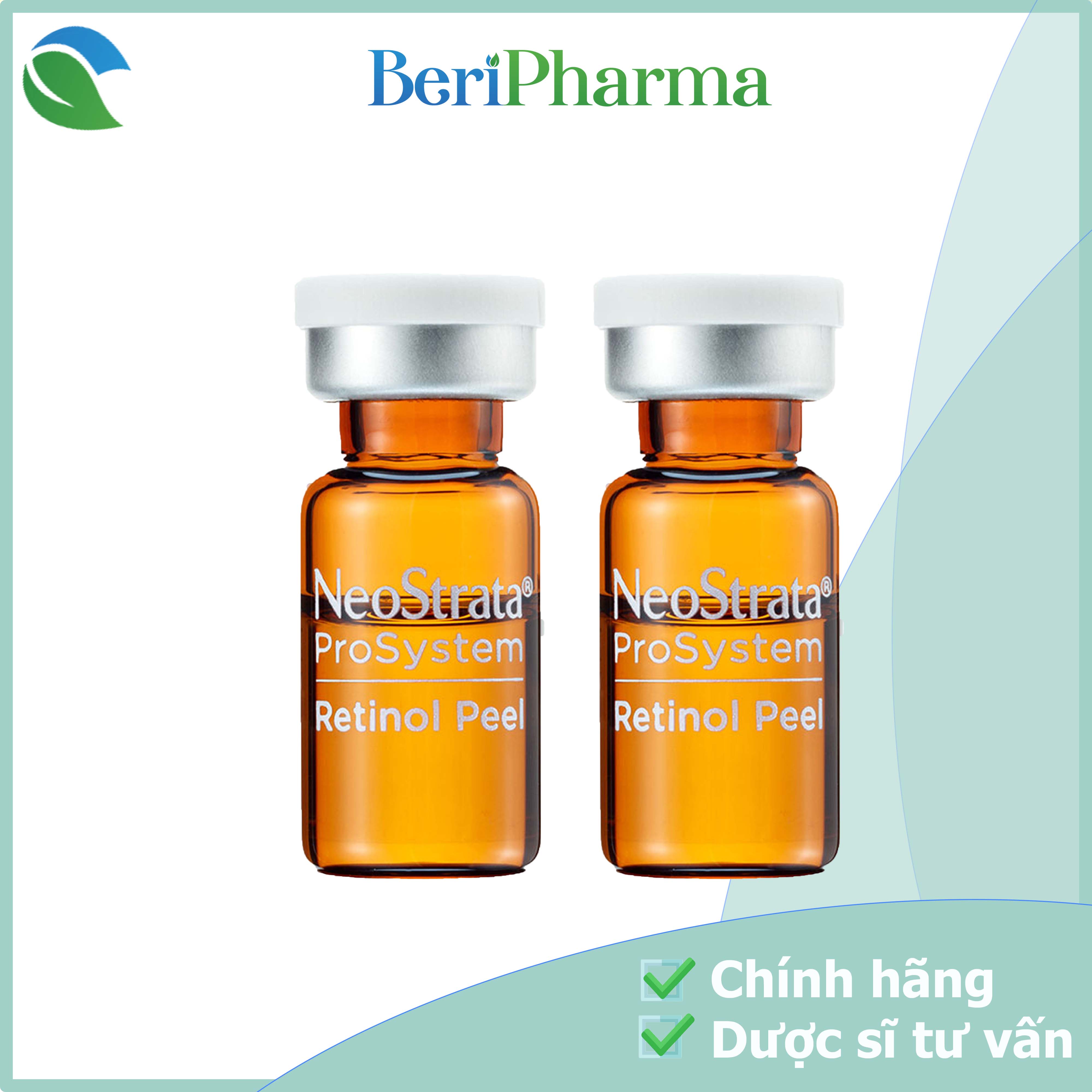 ✅ neostrata combo 2 peel tái tạo da, giảm nếp nhăn ngăn ngừa lão hóa prosystem retinol peel 1.5ml