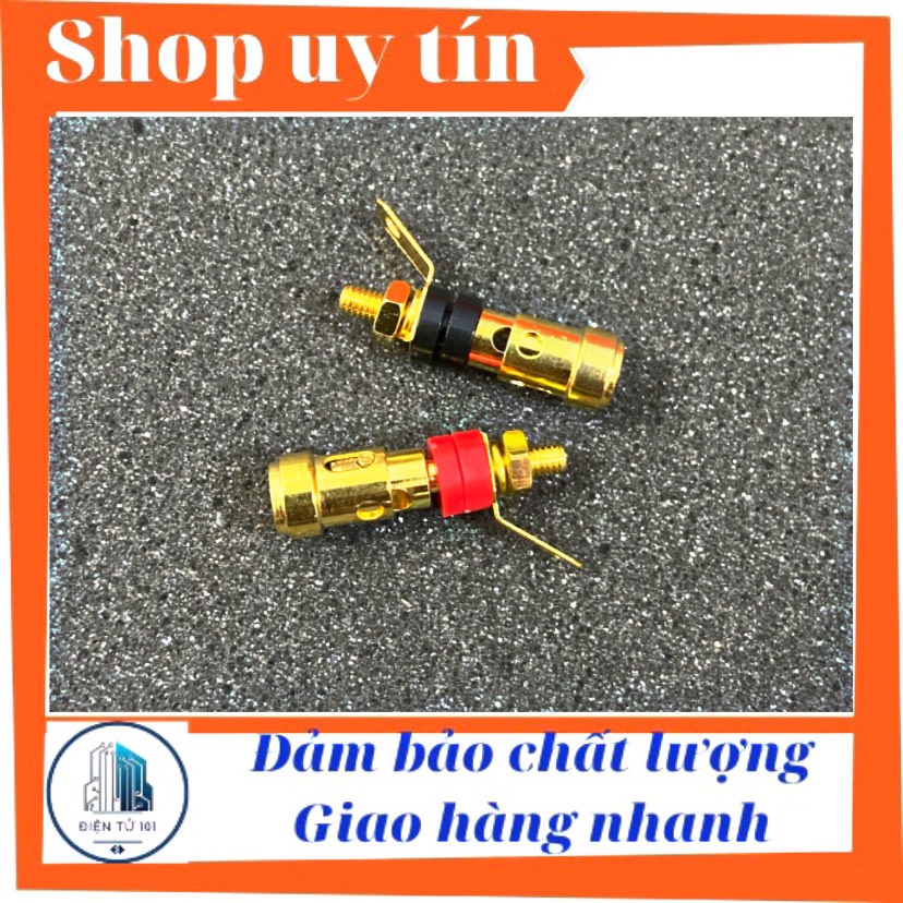 Trạm loa cọc nhấn mạ đồng, Trạm loa gài dây loa