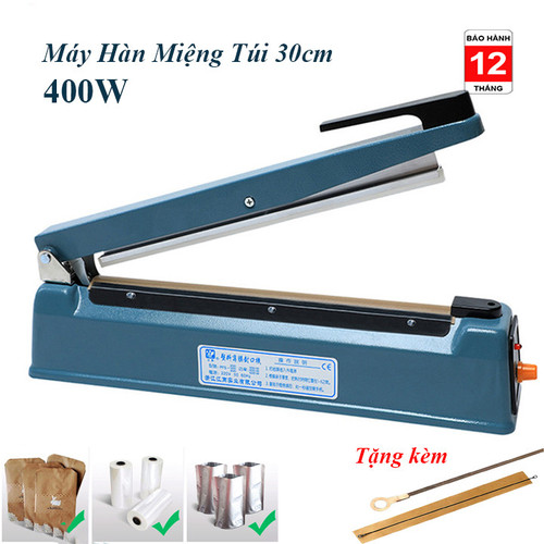 Máy hàn miệng túi nilong dập tay sise 30cm + 1 thanh dây hàn