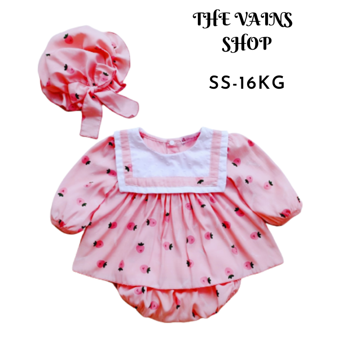 Bộ chíp hồng cổ thủy thủ tặng kèm nón ss-16kg