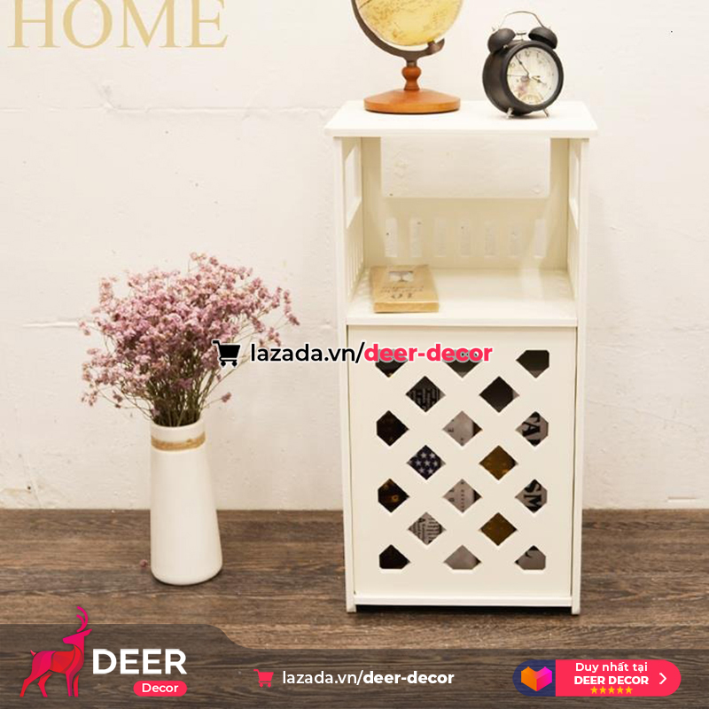 Tủ Kệ Đầu Giường Kệ Để Sách, Để Mỹ Phẩm, Đồ Dùng Phòng Tắm - DEER DECOR