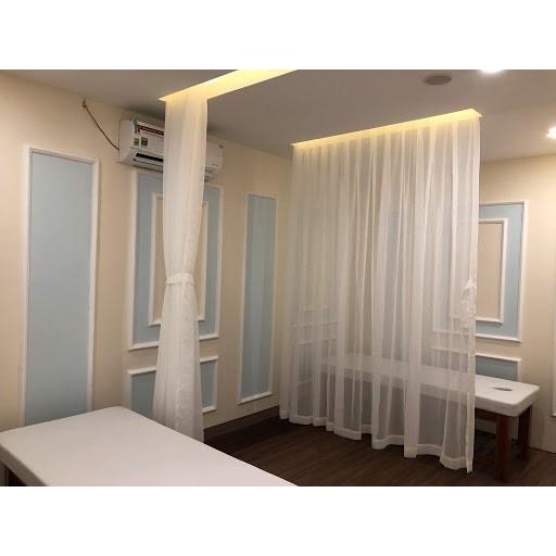 [Mã LIFEHL02 hoàn 10  xu đơn 50K] Rèm spa ngăn phòng Loại 1 rèm voan trắng lụa tươi sáng - Giá xưởng HOT SALE
