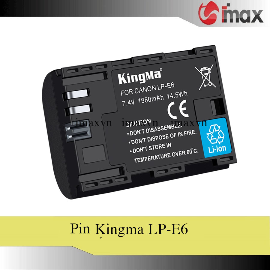 Pin máy ảnh KingMa LP-E6/E6N