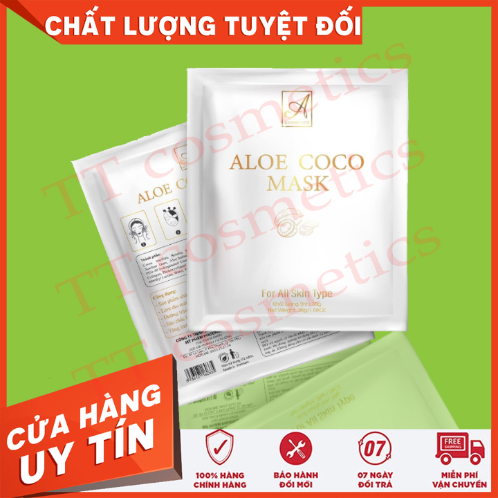 Mặt nạ dừa aloe coco mask a cosmetic phương anh