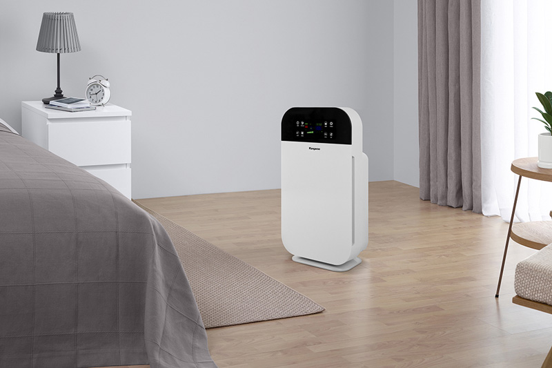Máy lọc không khí kangaroo kg40ap 50w loại bụi lọc được: pm2.5 phạm vi lọc hiệu quả: từ 30 - 40m² bộ lọc bụi cho máy: màng lọc hepamàng lọc than hoạt tínhmàng lọc thô