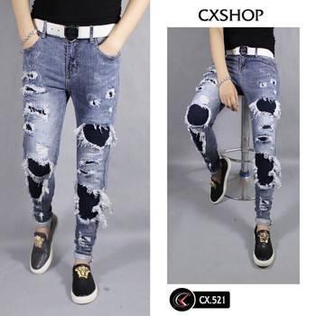 Jean Nam Rách Hàn Quốc Body - jean co giãn tốt
