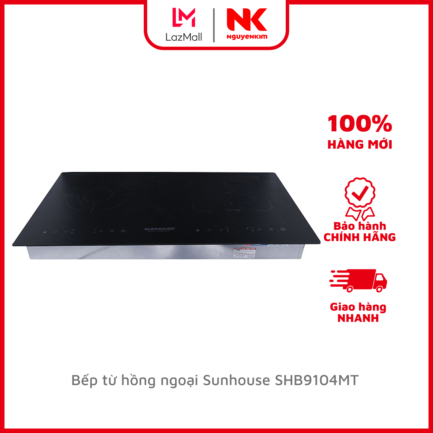 Bếp đôi sunhouse shb9104mt
