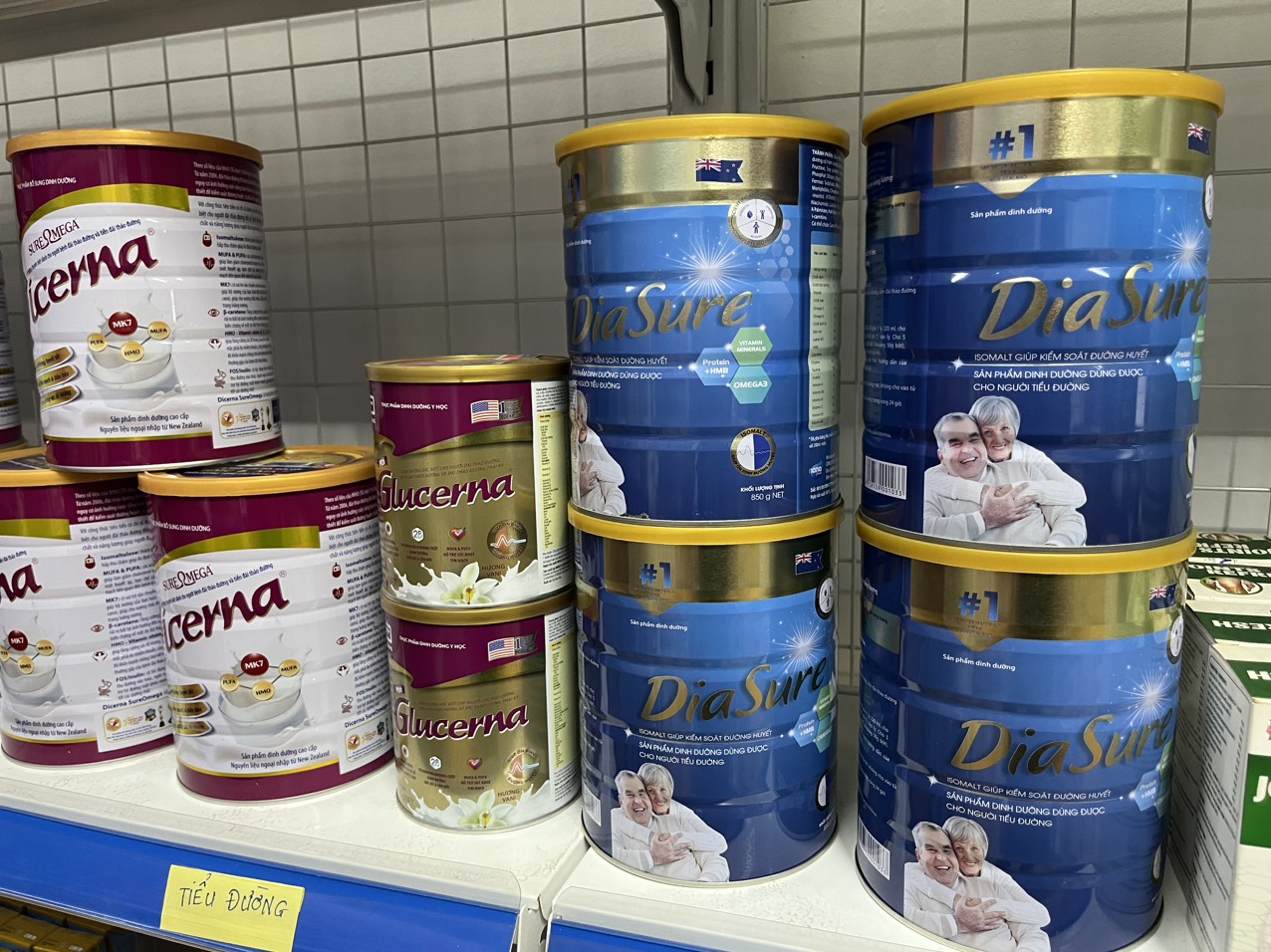 Sữa bột dia sure 850g - dinh dưỡng cho người tiểu đường