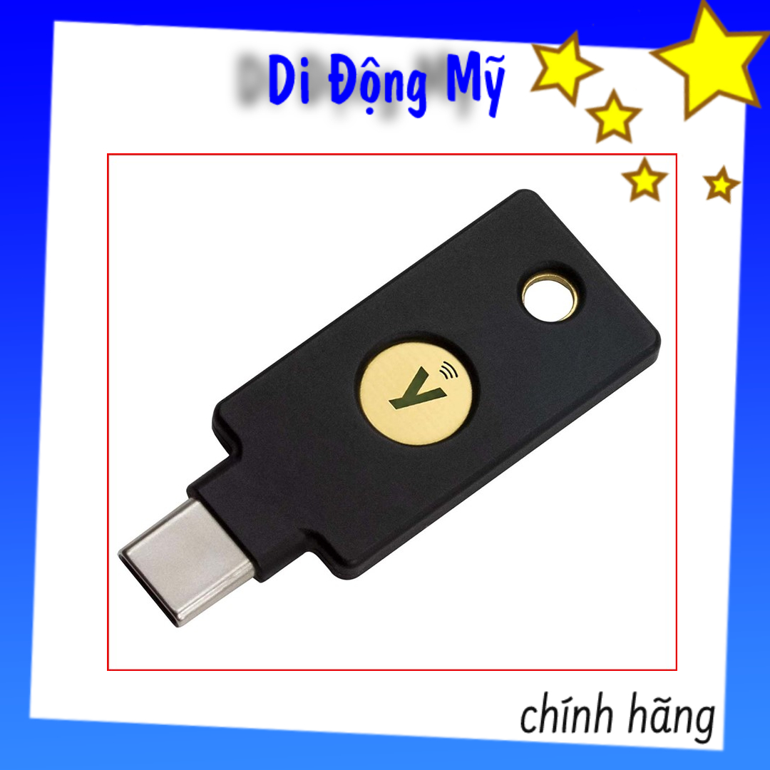 Yubikey 5C NFC - Thiết bị xác thực bảo mật Yubikey 5 NFC ( cổng Type C)