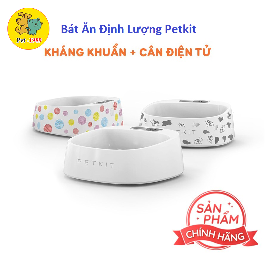 Bát ăn petkit định lượng kháng khuẩn cân điện tử thông minh pet-1989