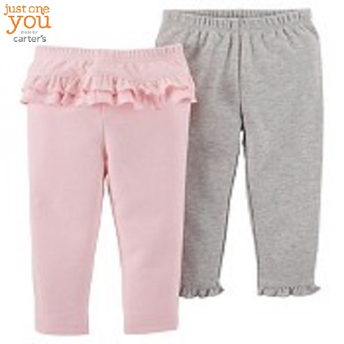 Quần thun bé gái just one you 12 tháng - 2 cái - hàng mỹ