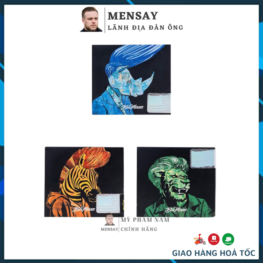 Sáp Blumaan ngựa vằn, Blumaan tê giác, Blumaan sư tử  - hàng Mỹ có tem chính hãng