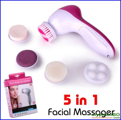 Máy massage rửa mặt mini 5in1 beauty care ae-8782