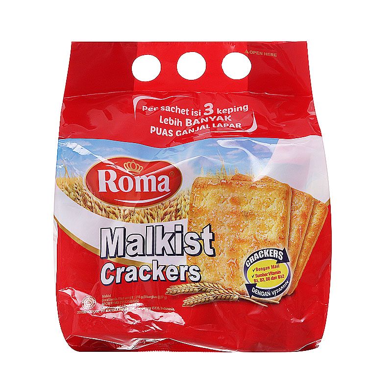 Bánh Roma Malkist Crackers 216g