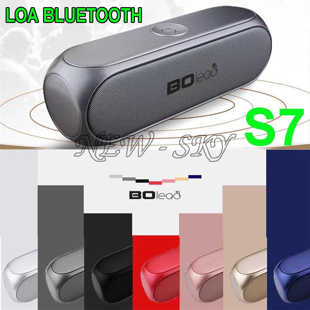 Loa keo keo 3 tac Loa vali keo 4 tac - Loa bluetooth Loa bluetooth CAO CẤP Bolead S7 siêu bass loa kép công suất phát nhạc mạnh mẽ - Kiểu dáng thời trang nghe nhạc hay nhất Mẫu 161 - Bh uy tín 1 đổi 1