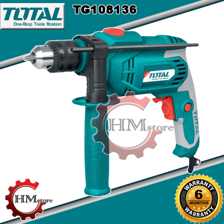 Máy khoan total tg1081316e, công suất 810w - máy khoan tường cầm tay, máy khoan total chính hãng, khoan búa - thương hiệu total - bảo hành 6 tháng - hải my store