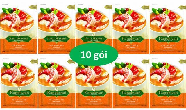 [Date T6/2026] Combo 10 gói lẩu thái ( Tom Yum Paste) 30g Kanokwan