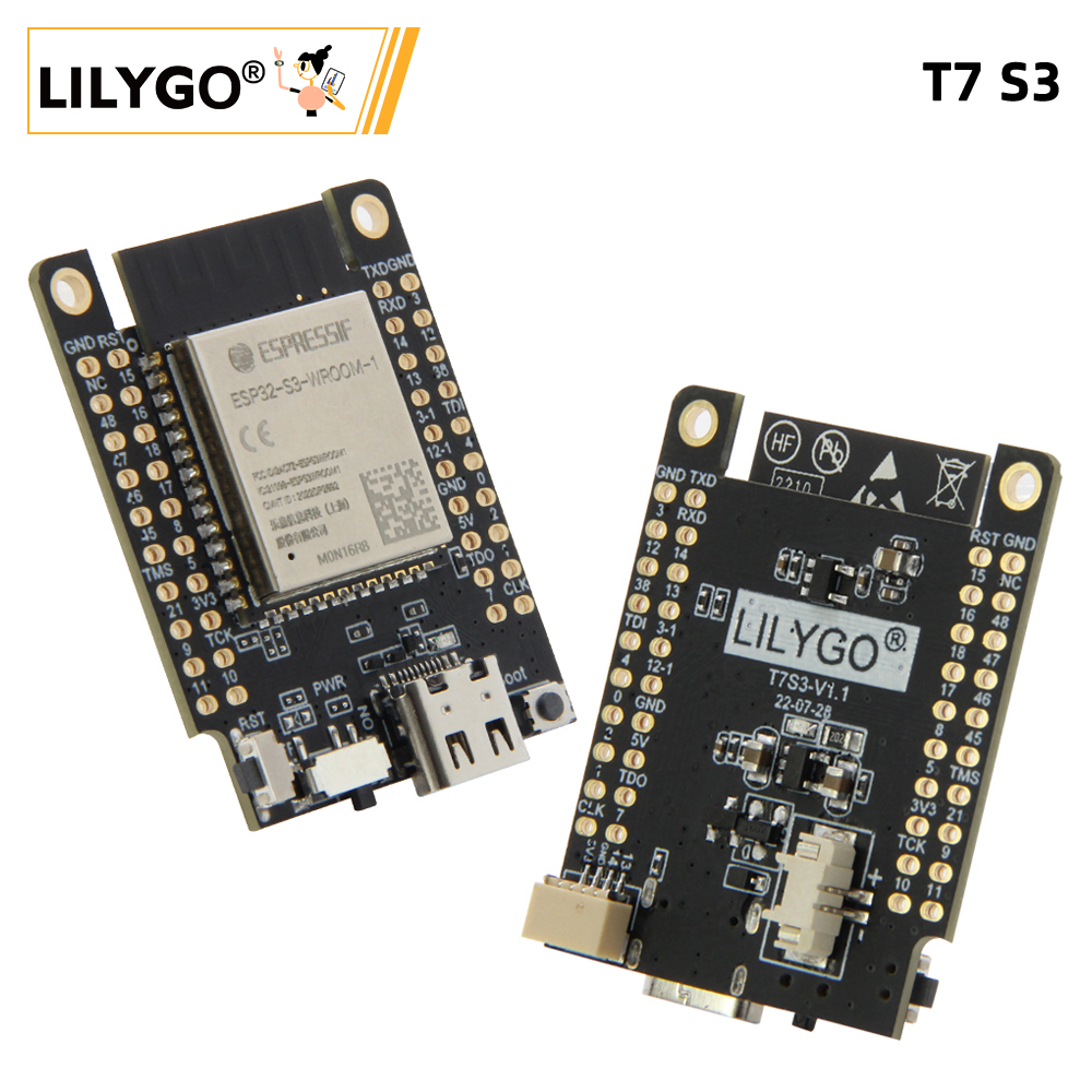 Lilygo®t7 s3 esp32-s3 phát triển hội đồng quản trị wifi bluetooth 5.0 32-bit lx7 dual-core esp32-s3-wroom-1 mô-đun 8mb psram 16mb flash
