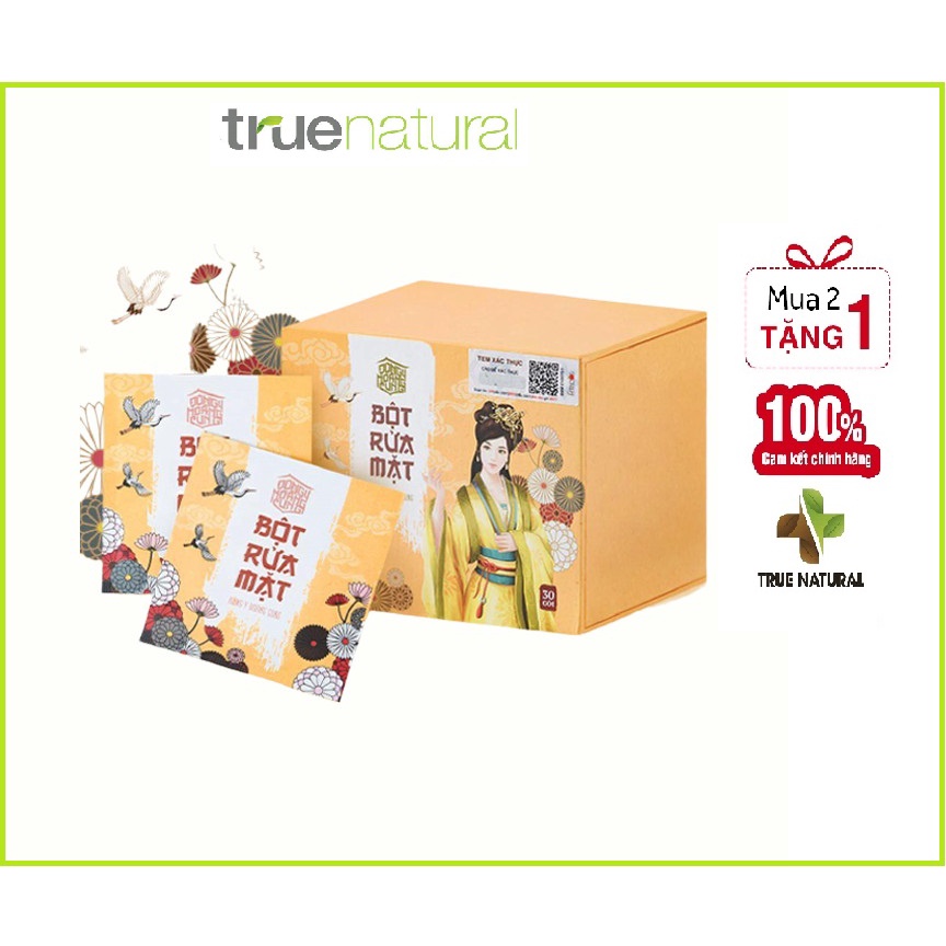 Bột rửa mặt Đông Y Hoàng Cung -True Natural Chính hãng