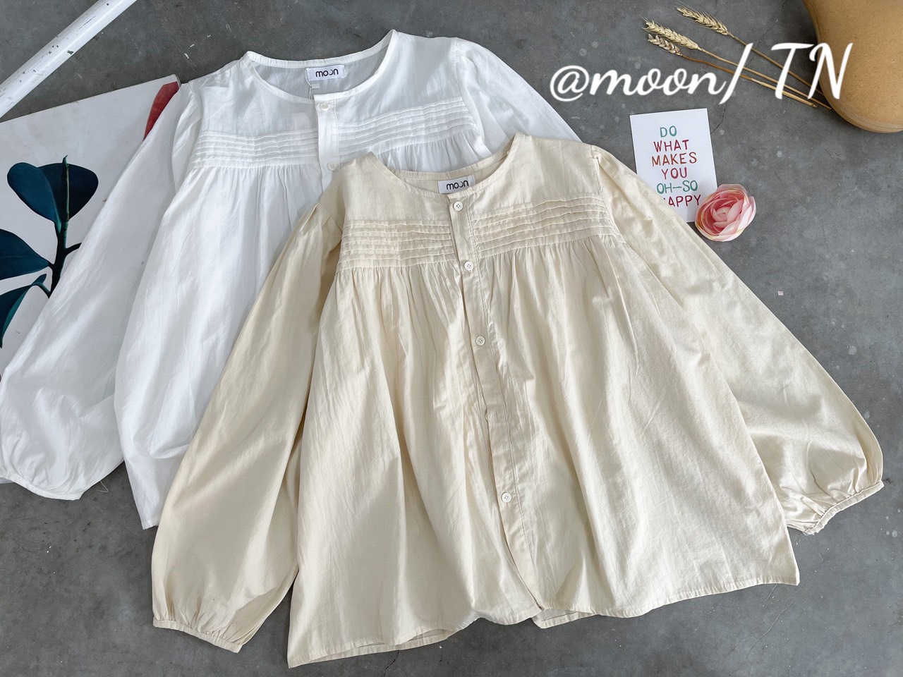 Áo sơ mi babydoll dáng rộng
