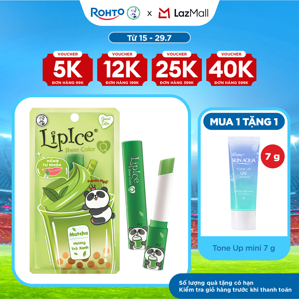 Son dưỡng Lipice Sheer Color Q Matcha 2.4g