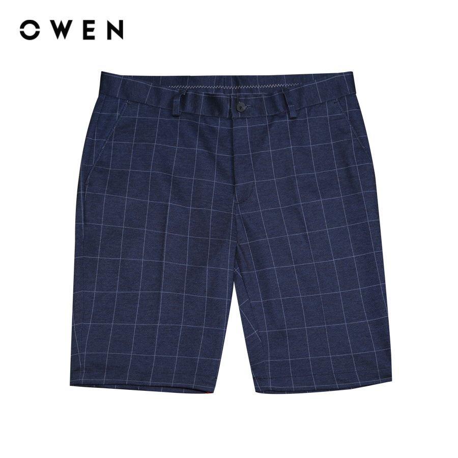 OWEN - Quần short Trendy SW221321 màu Xanh