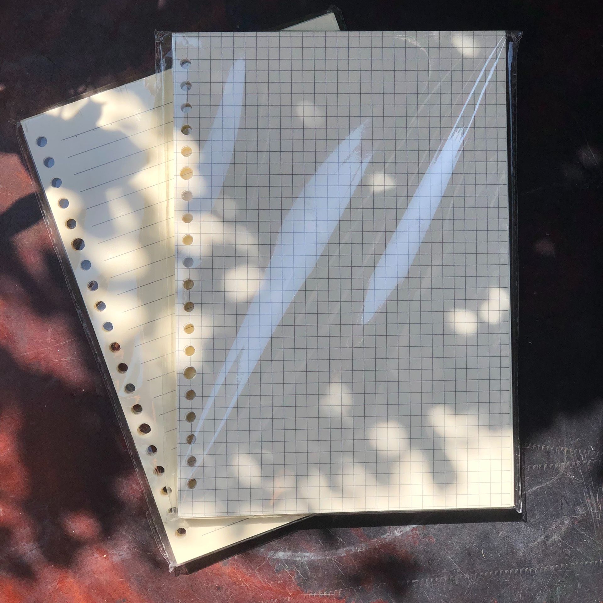 Ruột Sổ Còng A5/B5 Lõi Giấy Refill Cho Sổ Tay Bìa Còng Binder 20/26 lỗ, 60 tờ/120 trang