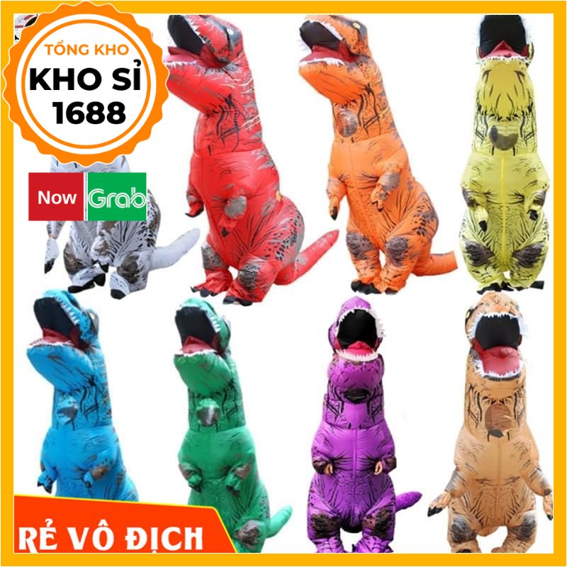 Bộ đồ bơm hơi hóa trang khủng long bạo chúa đồ hóa trang halloween cosplay vui nhộn E1083