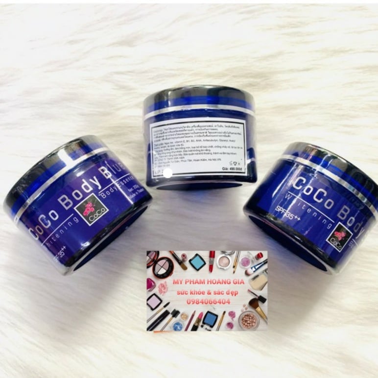 Kem dưỡng trắng da body coco blue 200ml