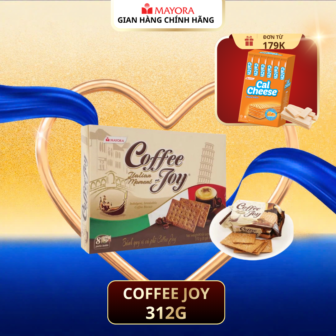 BÁNH QUY VỊ CÀ PHÊ COFFEE JOY 312G