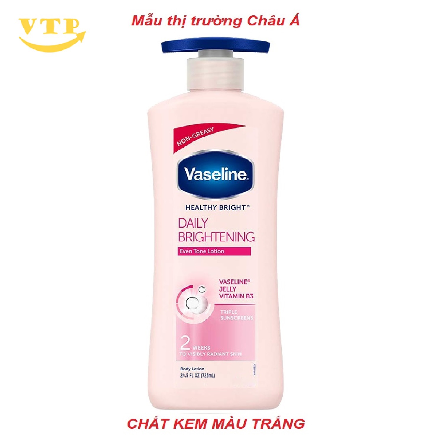 Dưỡng Thể Vaseline Healthy Bright Daily Brightening 725ml